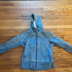 lululemon athletica Blue Zip-Up Hoodie
